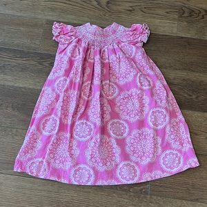 Girls 3t Marmellata pink smocked dress